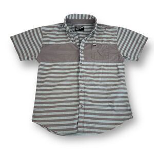 Zoo York Striped Front Button Top Size Extra Large